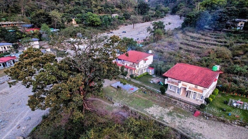 ₹3.70 Cr | 7bhk  river view twin villa for sale in mohanchatti near rishikesh